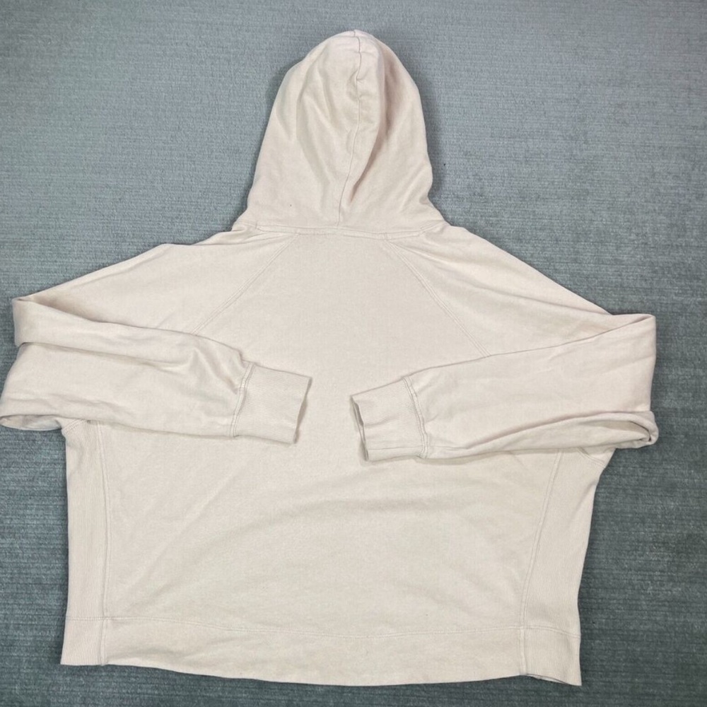 Vuori Sweater Women S Pink Cream Sunnyside Hoodie Athleisure Oversized Gym